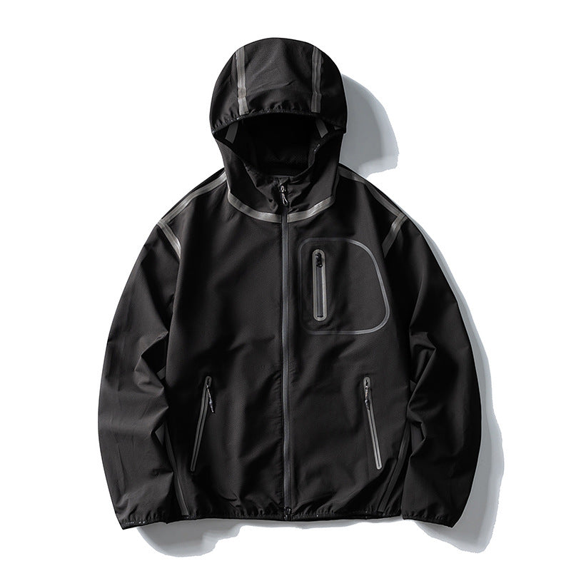Unisex Waterproof Softshell Outdoor Jacket with Welded Seams and Hood Amarae
