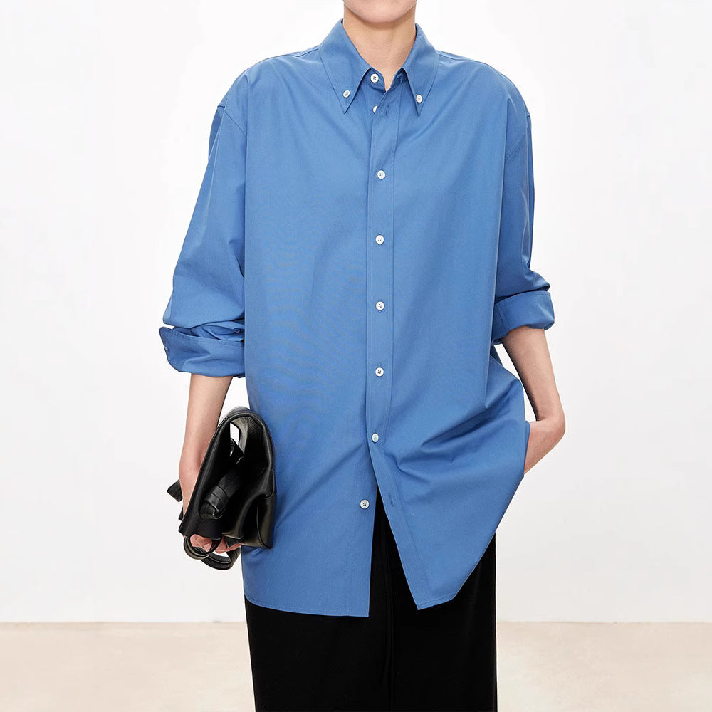Blouse surdimensionnée élégante pour femmes avec détails de boutons classiques Chic & Stil