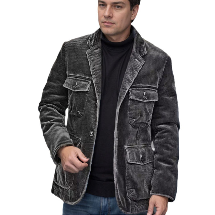 Lightweight corduroy jacket for men with practical pockets and modern design Lune London