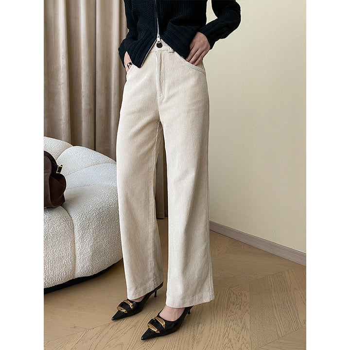 Women's Comfortable and Stylish Corduroy Pants Chic & Stil