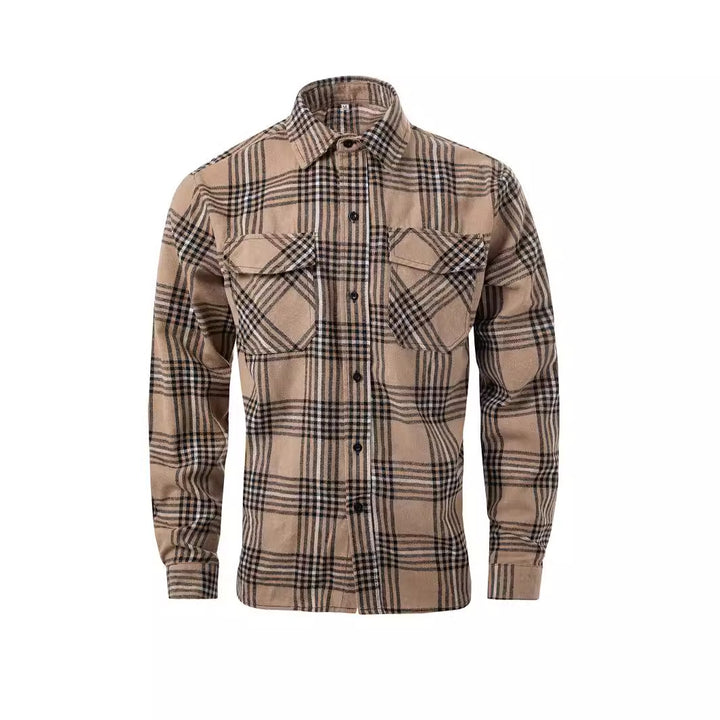 Plaid flannel shirt for men Lune London