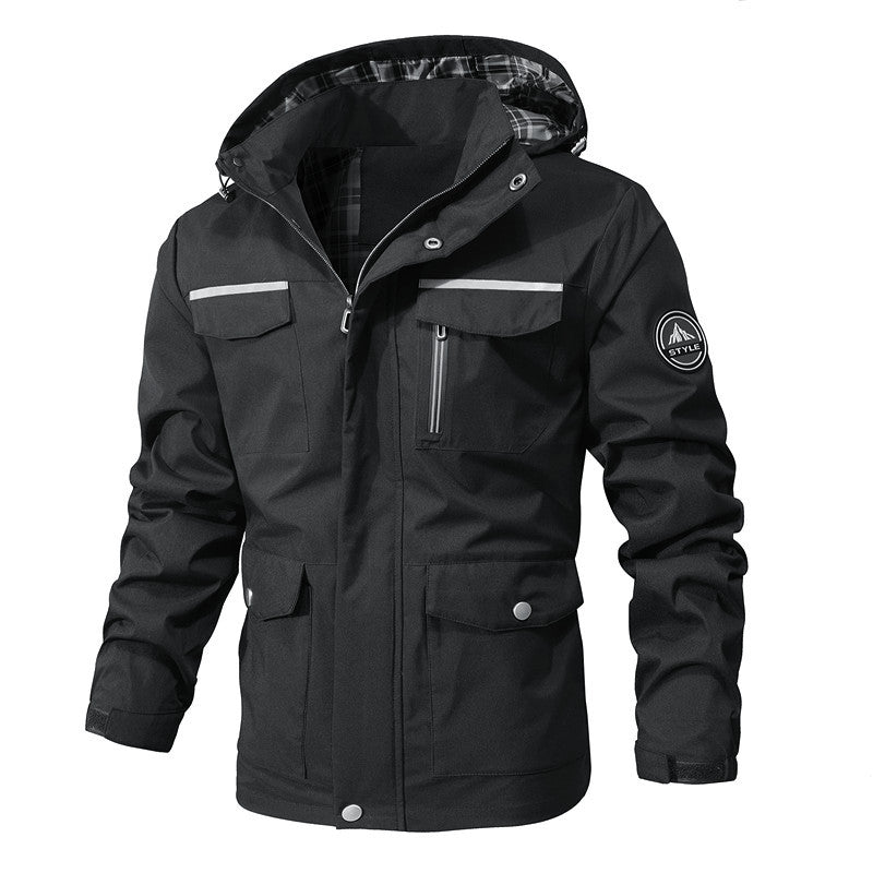 Water-repellent functional jacket for men Amarae