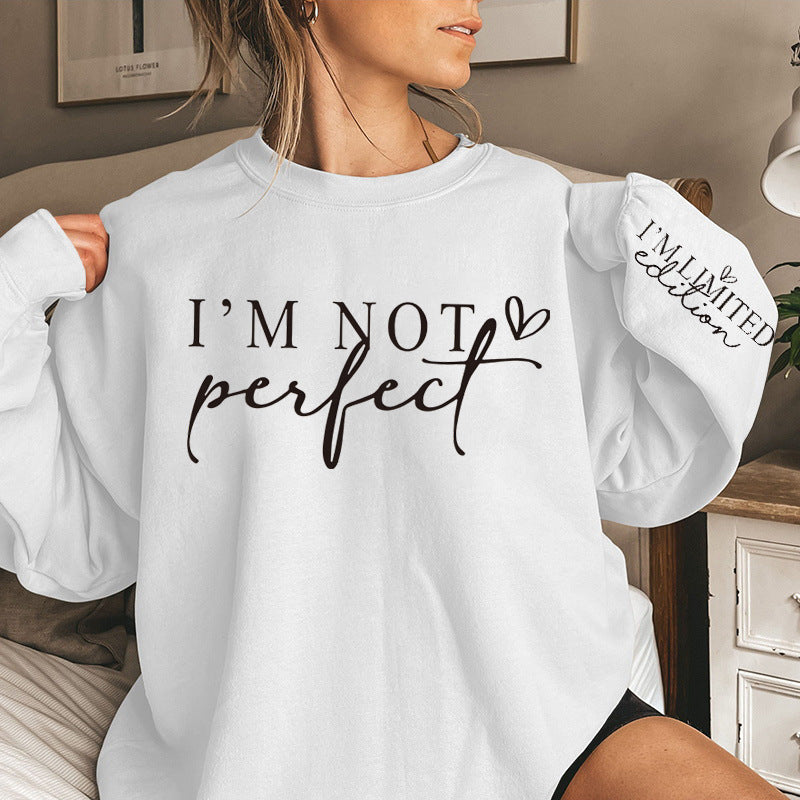 Women's Oversized Sweatshirt with Unique Statement Print Amarae