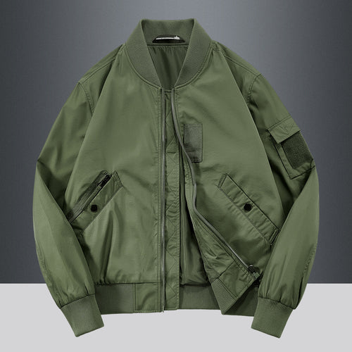 Casual bomber jacket for men with practical zip pockets Amarae