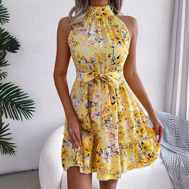Ladies Floral Lace Dress Lune London
