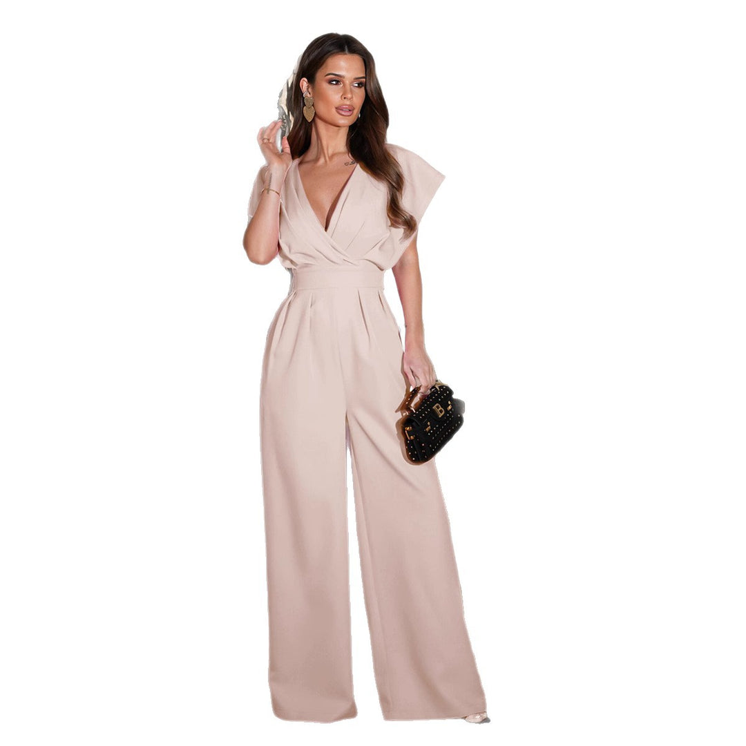Women Elegant Wide Leg Jumpsuit Lune London