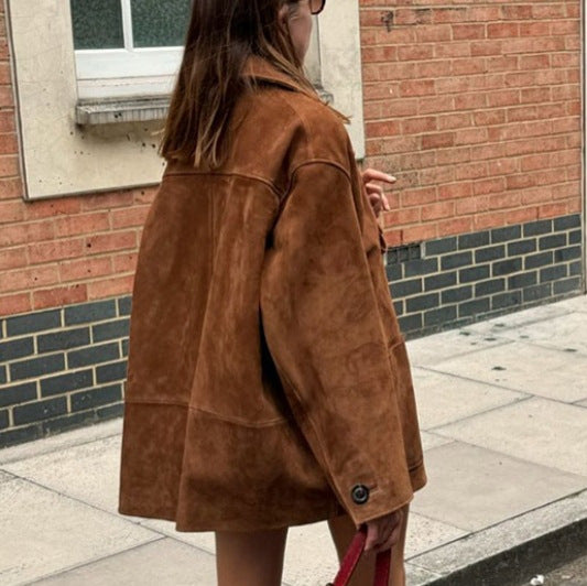 Wild velvet jacket for women in a casual chic style