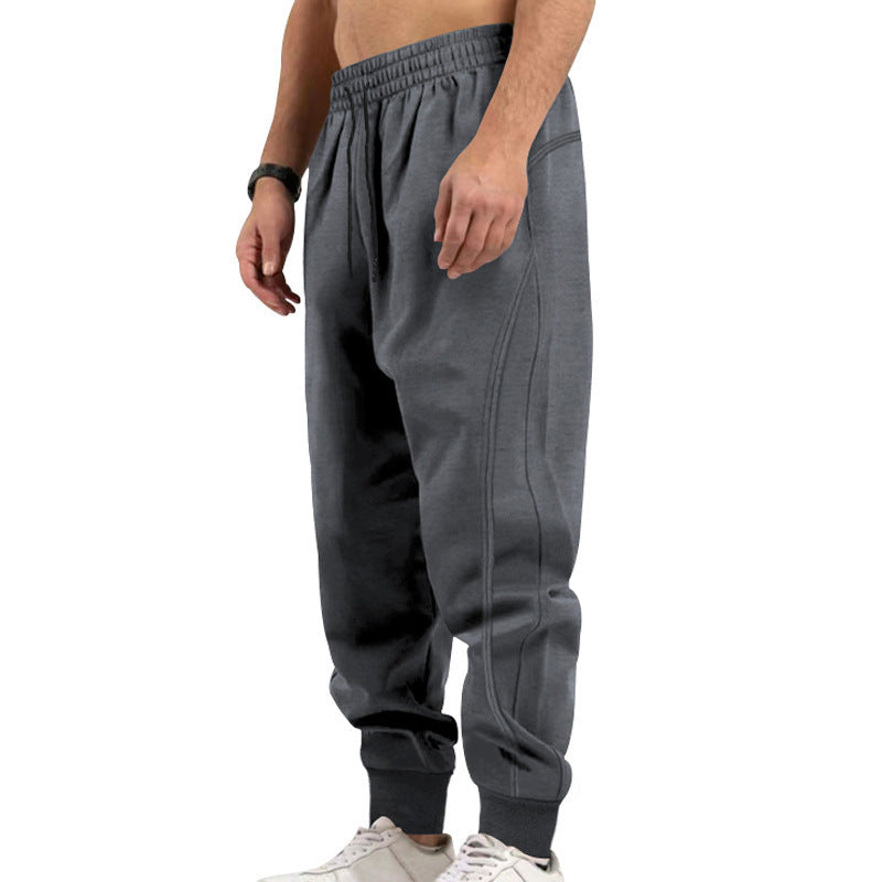 Sporty men's joggers with side zip pockets and elastic waistband Lune London