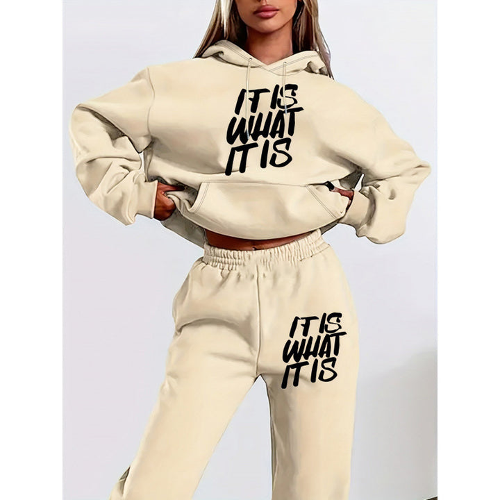 Women's Sweatshirt and Jogging Pants Set Lune London