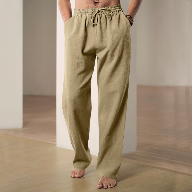 Casual men's pants with elastic waist and practical pockets Lune London