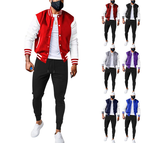 Men's sports jacket with practical pockets and breathable cotton Amarae