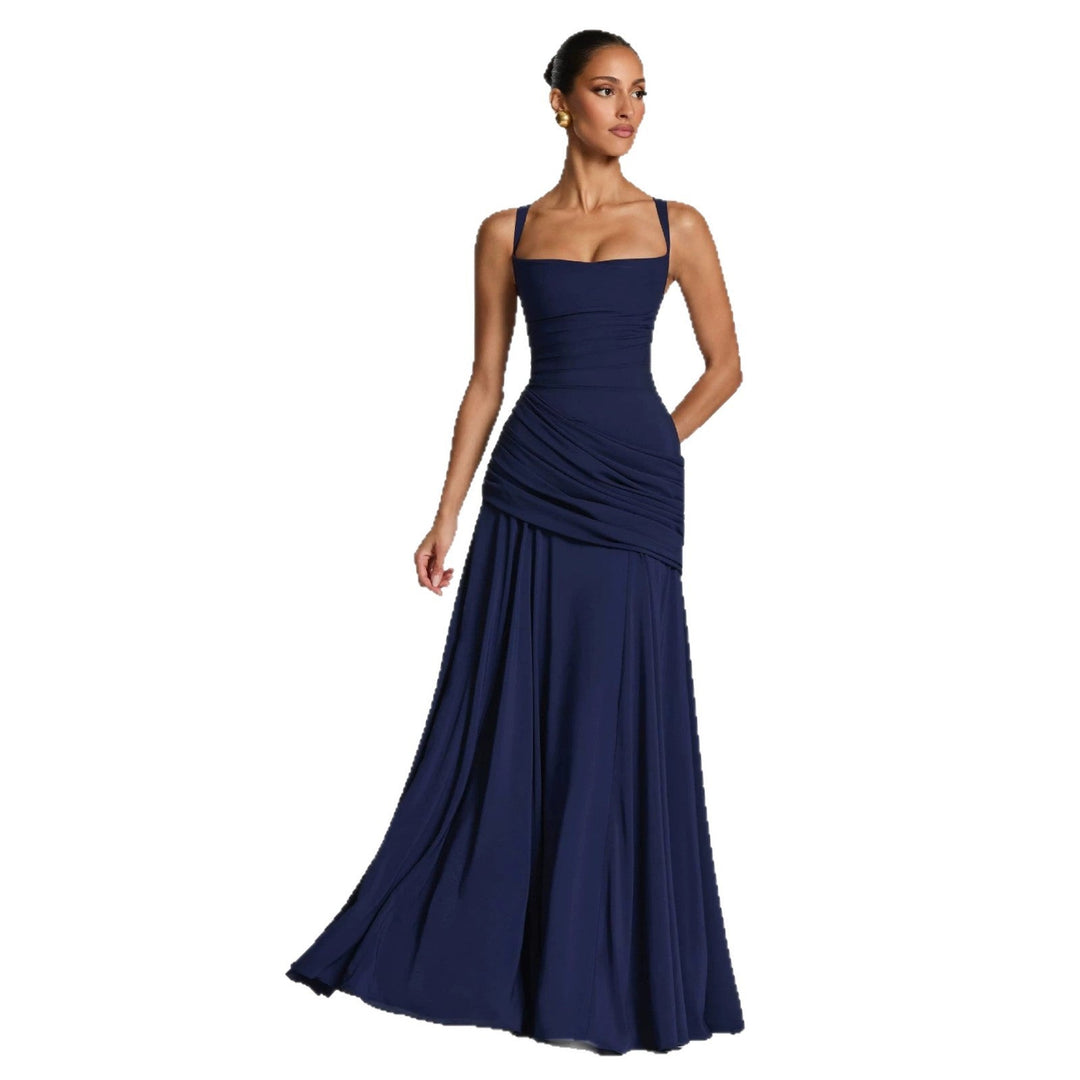 Women's Sheath Dress with Sophisticated Draping Amarae