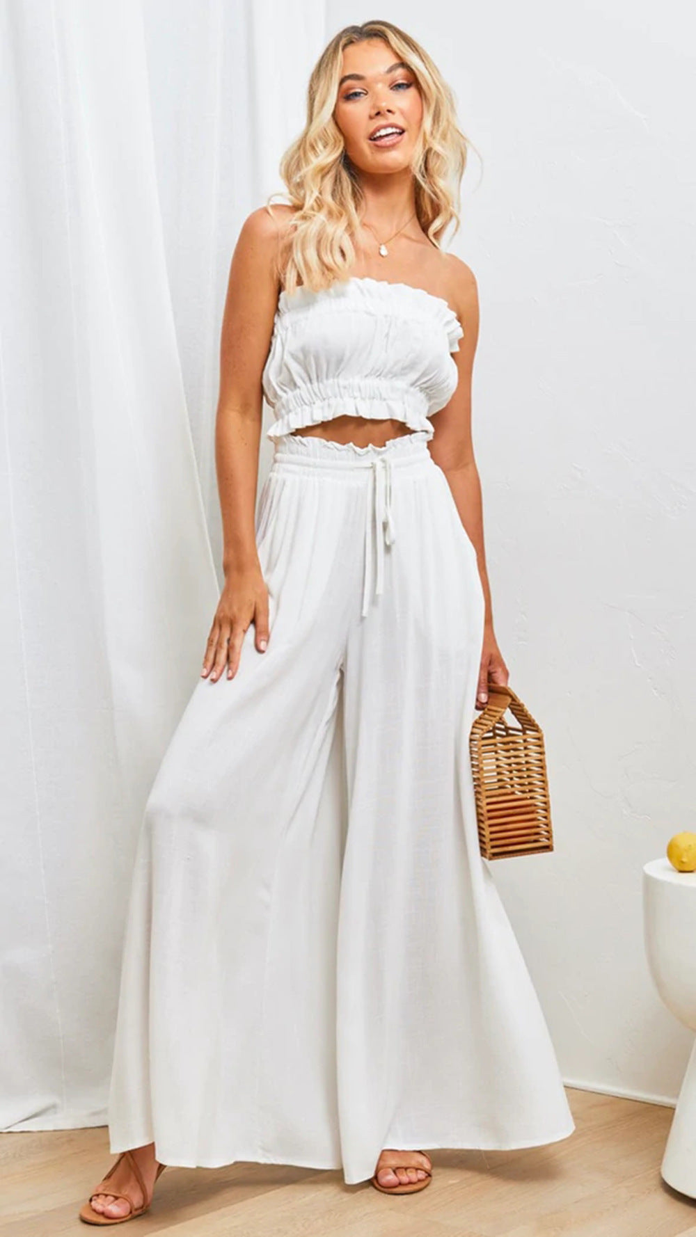 Elegant maxi dresses for women with decorative waistband Lune London