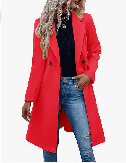 Women Elegant and fashionable Long coat Lune London