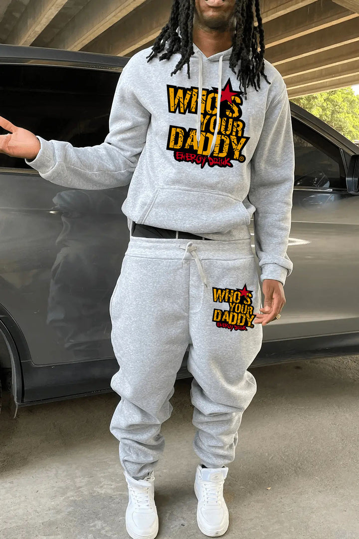 Women’s hoodie and jogger set with creative statement print Lune London