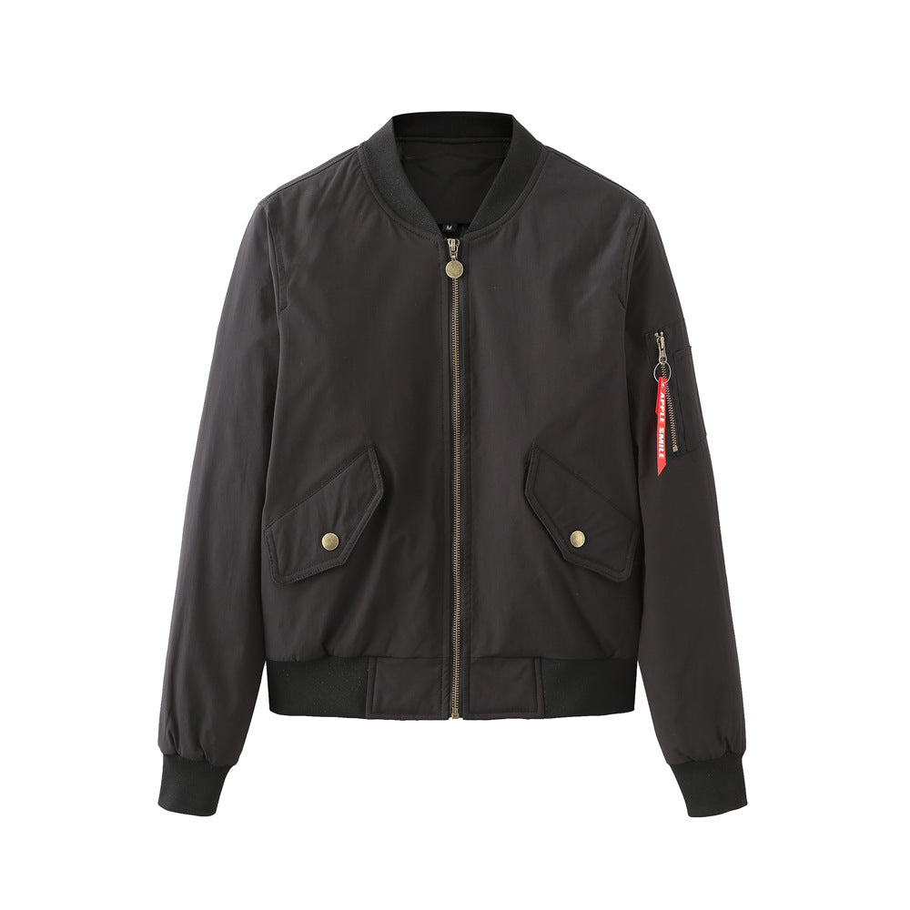Sporty bomber jacket for women with practical pockets Lune London