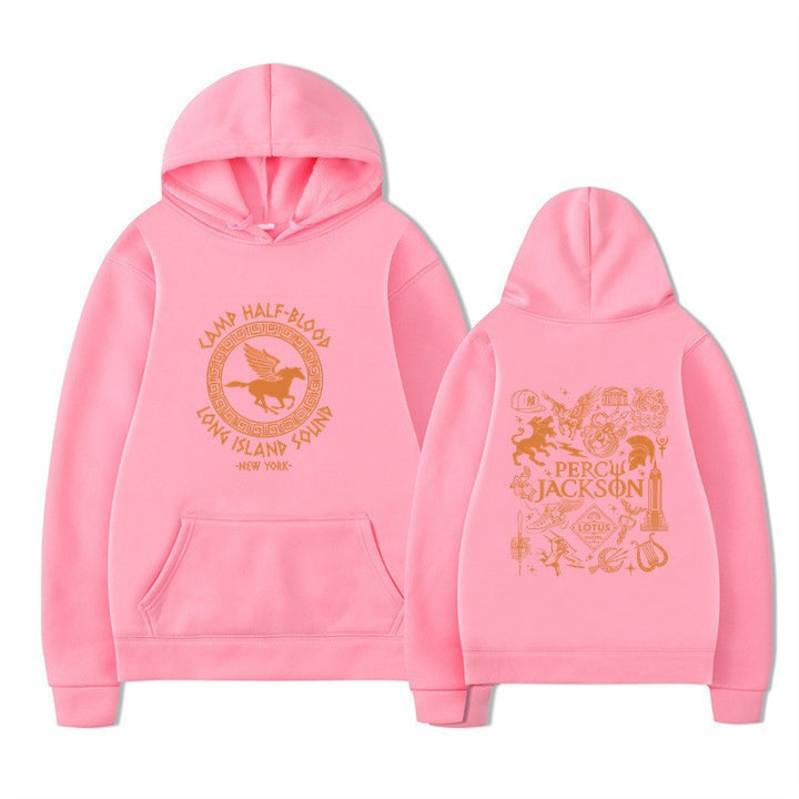 Women's hoodie with artistic mythology print Chic & Stil