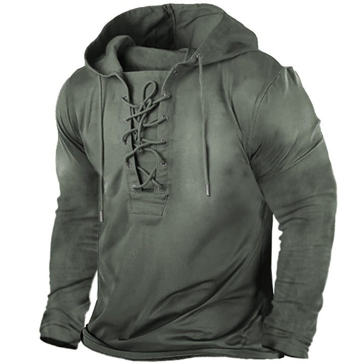 Men's hoodie with innovative lace design and thermal functionality Lune London