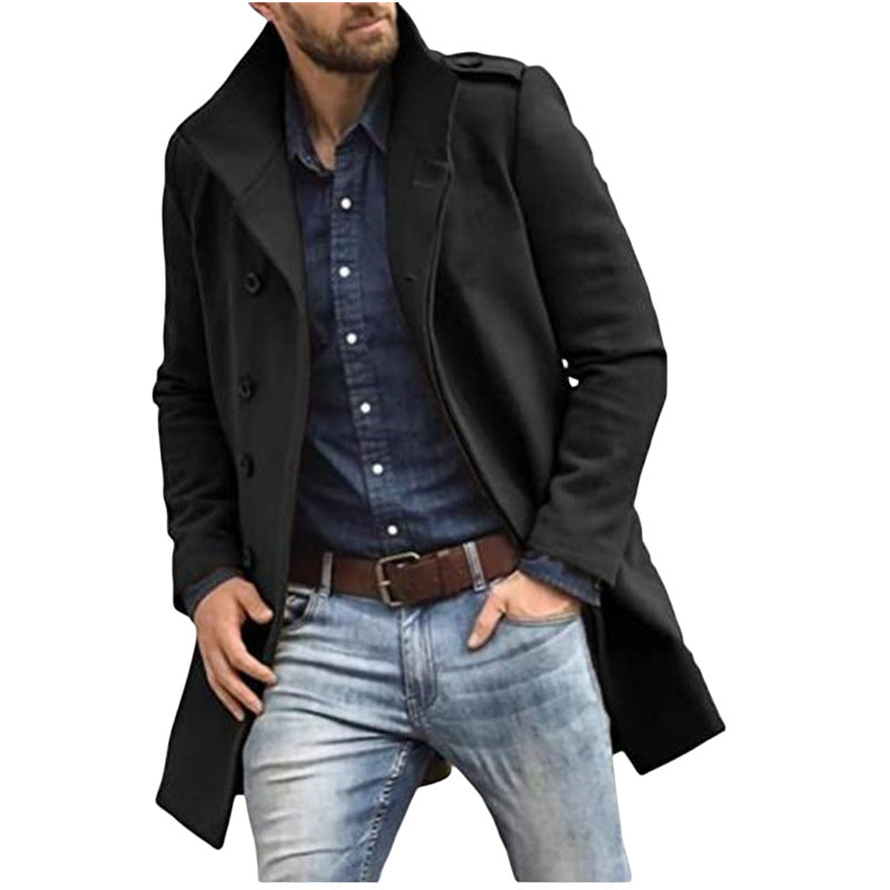 Classic trench coat for men with modern cut Lune London