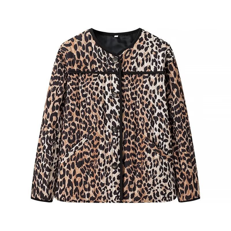 Veste de mode pour femmes dans un motif léopard tendance Chic & Stil