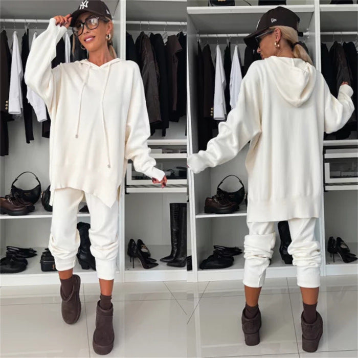 Ladies High Comfort Chic Hoodie and Jogging Pants Set