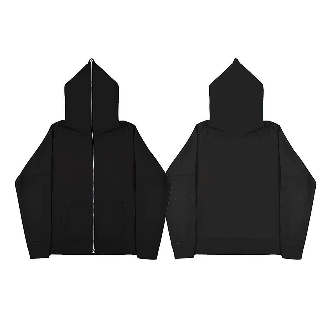 Hooded jacket for women with striking inscription and high-quality material Lune London