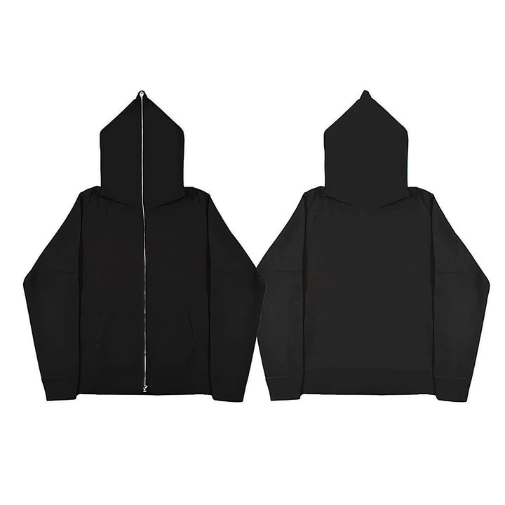 Hooded jacket for women with striking inscription and high-quality material Lune London