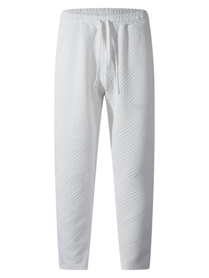 Casual pants for men with a modern structured design Lune London
