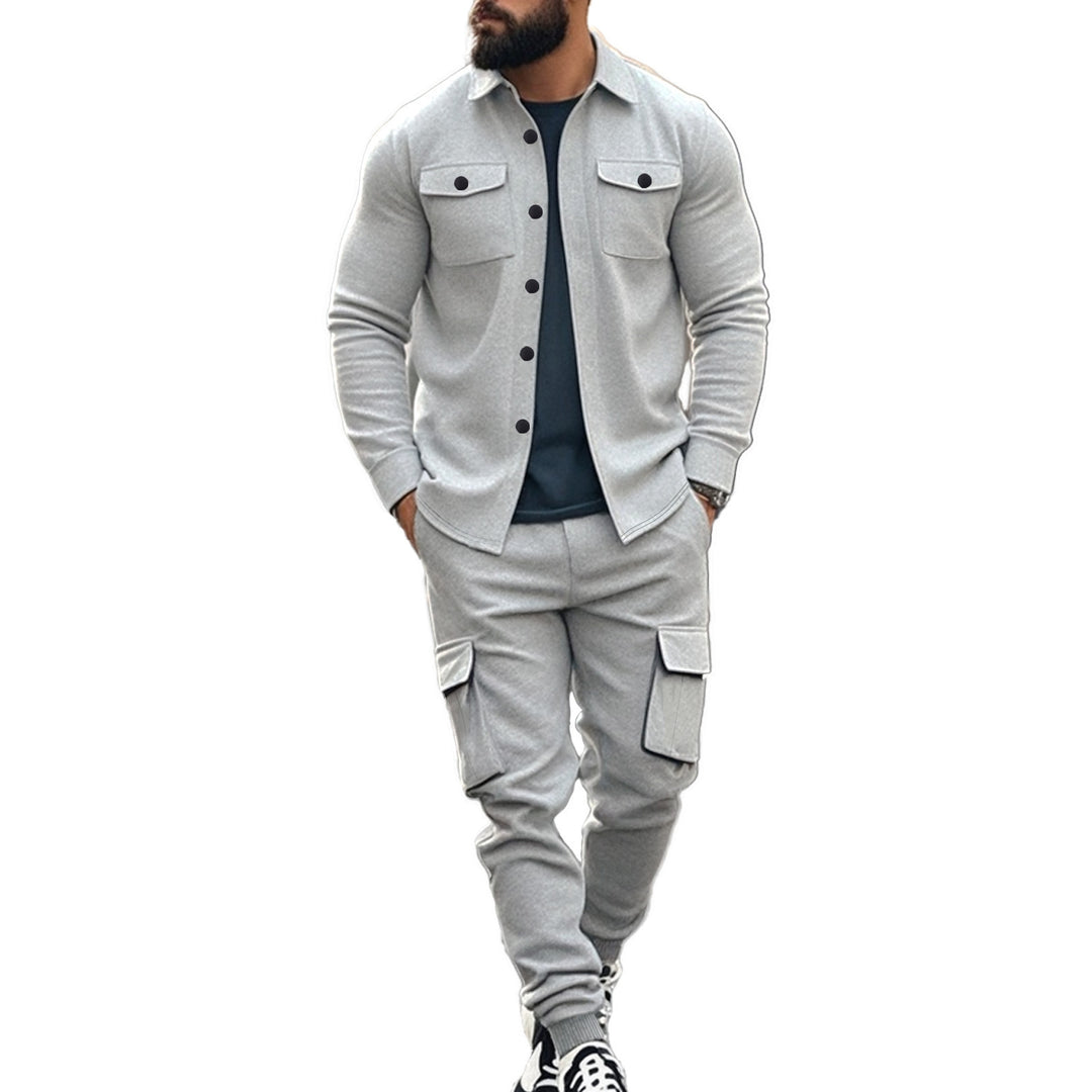 Chic and stylish utility leisure suit for men
