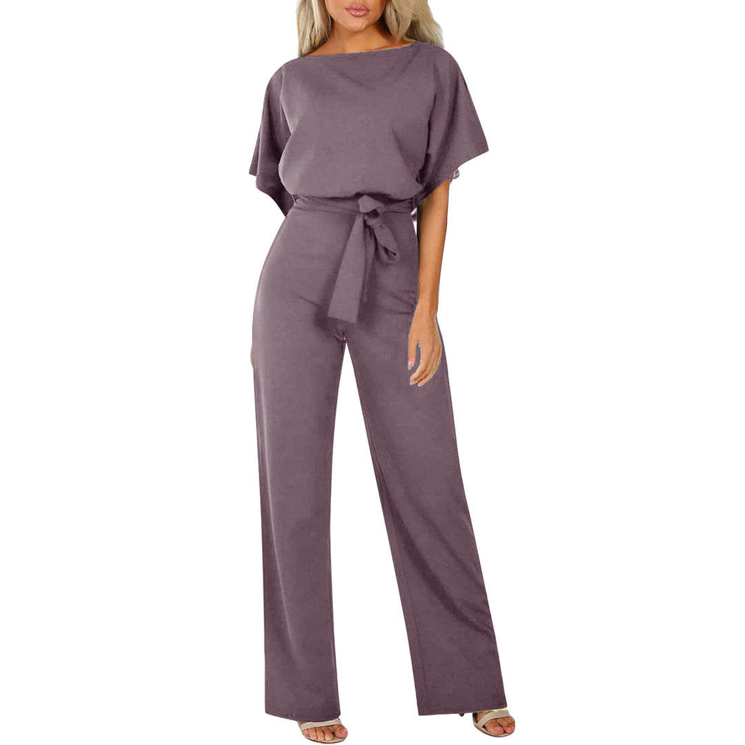 Elegant set for women consisting of a flowing blouse and flared pants Lune London