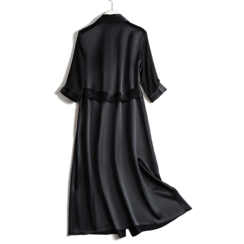 Lune London Long Satin Dress for Women