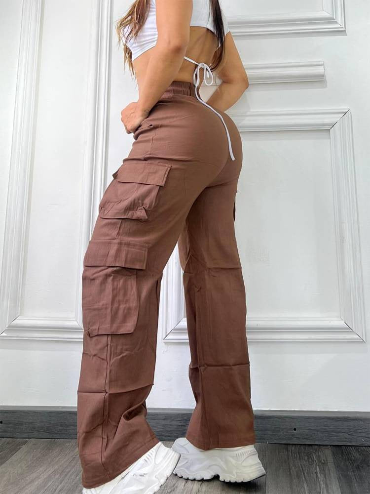 Cargo pants for women with side pockets Lune London