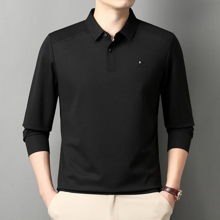 Men's polo with functional design and breathable structure Lune London