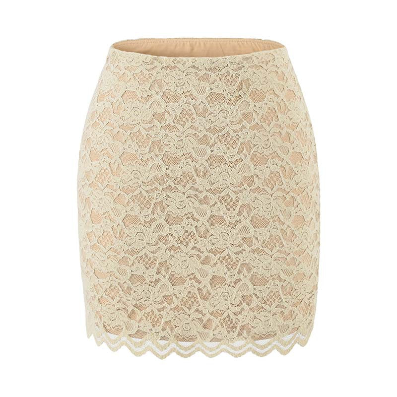 Women's Figure-hugging Lace Top with Wrap V-neck and Long Sleeves Amarae