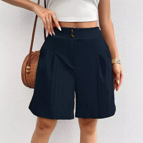 Women's Fashion Shorts with elegant button placket Amarae