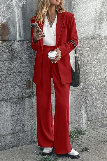 Women Elegant and Comfortable Blazer Set Chic Und Stil