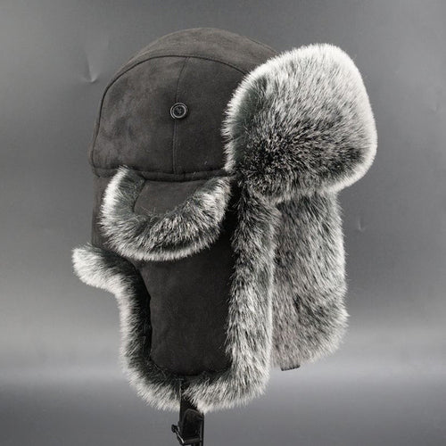 Women's warm faux fur hat with ear protection Amarae