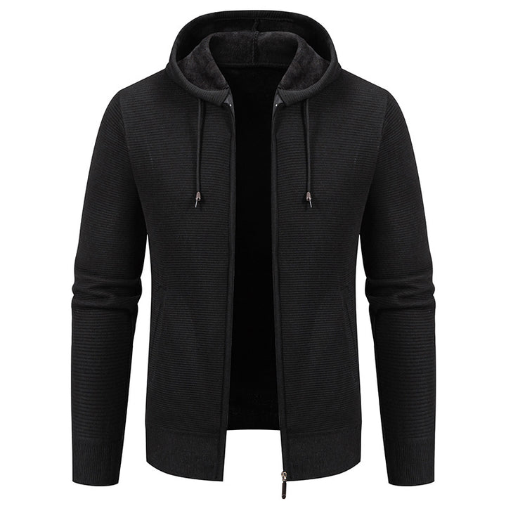 Men's hooded jacket with a modern structure design and insulated lining Lune London