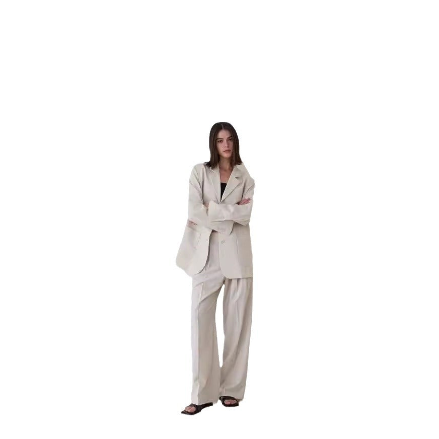 Pantalons plissés taille haute élégants pour femmes Chic & Stil