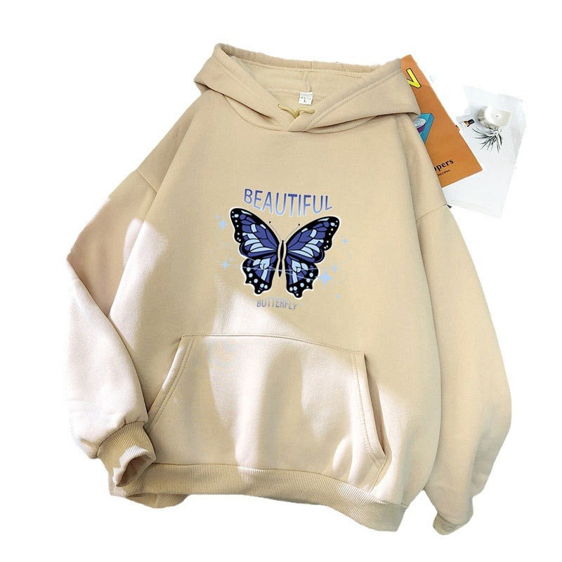 Women's hoodie with creative butterfly design Chic & Style