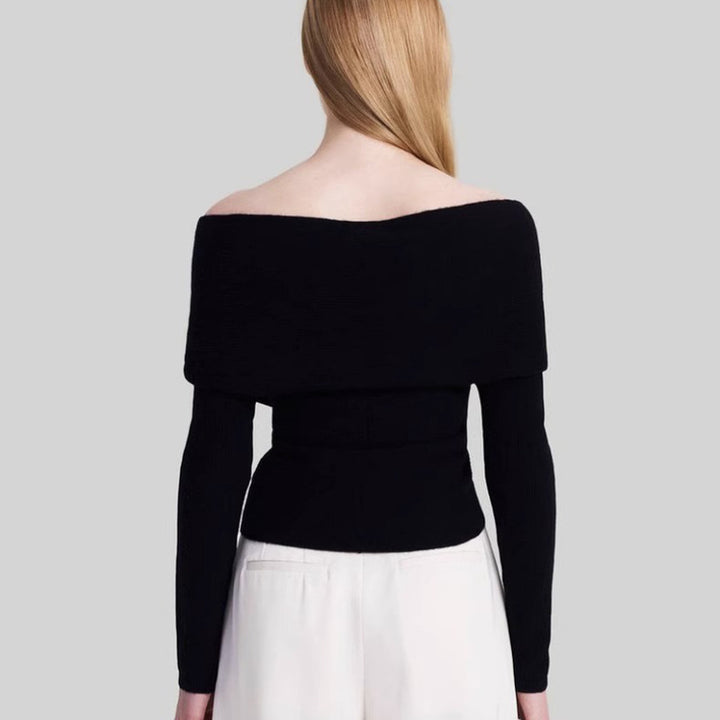 Women Oversized Wrap Sweater Chic & Stil