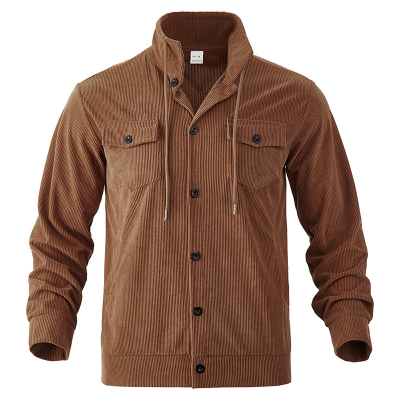 Velvet jacket for men with practical chest pockets Lune London
