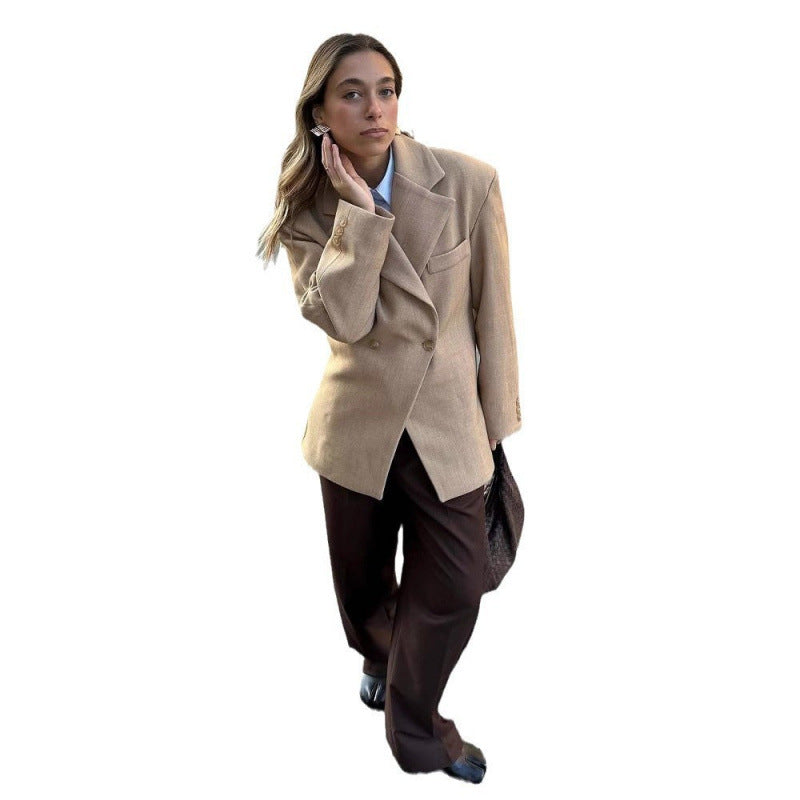 Oversized blazer jacket for women with a trendy oversized design featuring chic and stylish accents