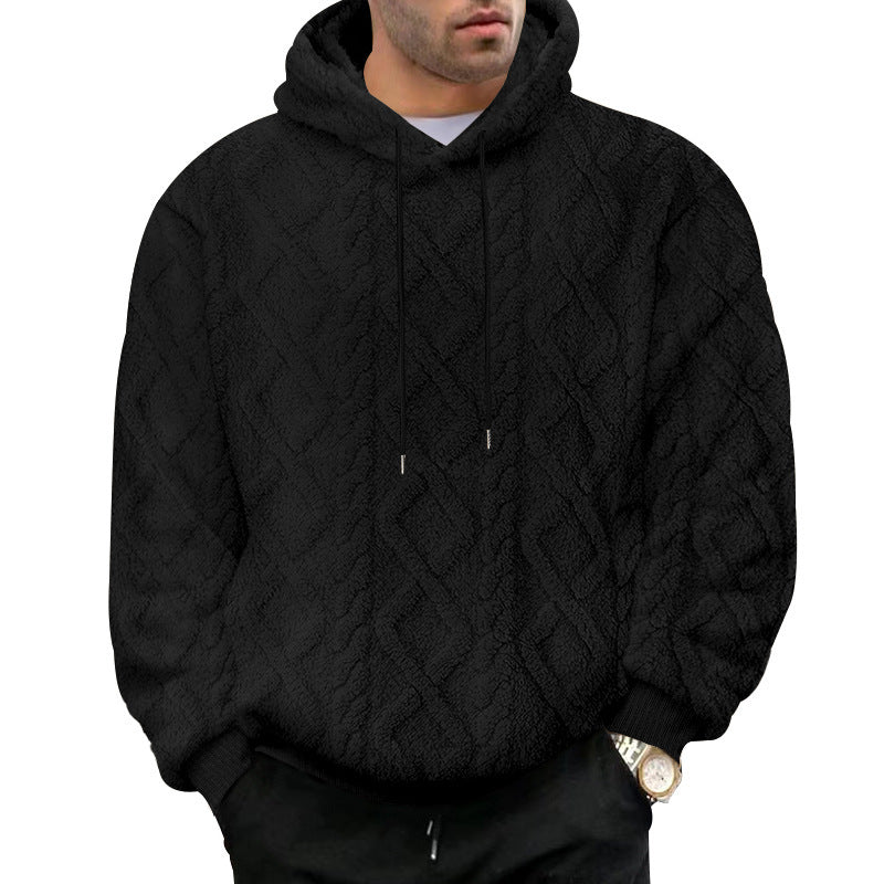 Men's Fleece Hoodie with Structured Design Lune London