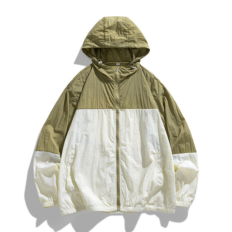 Lightweight windbreaker hoodie for women Lune London