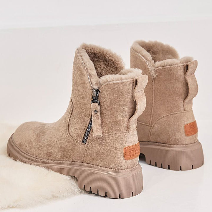 Trendy winter boots for women with soft lining and sturdy profile Lune London