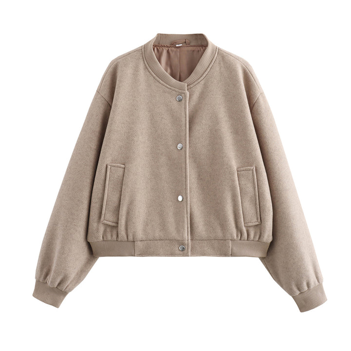 Oversized casual jacket for women with button closure Lune London