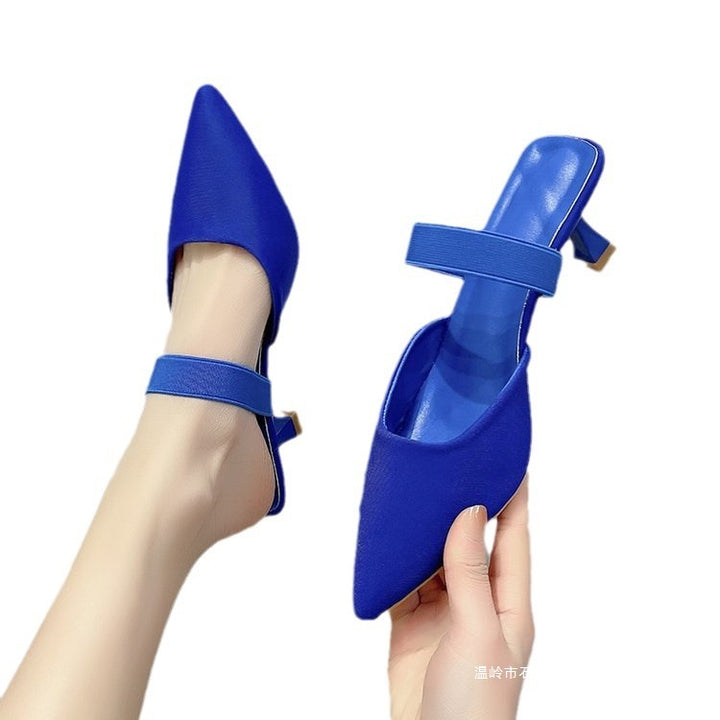 Ladies Slingback Pumps with an elegant pointed design and a comfortable heel strap Lune London