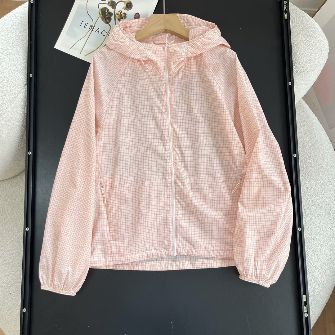 Veste de transition femme coupe-vent avec col à capuche ajustable Chic & Stil