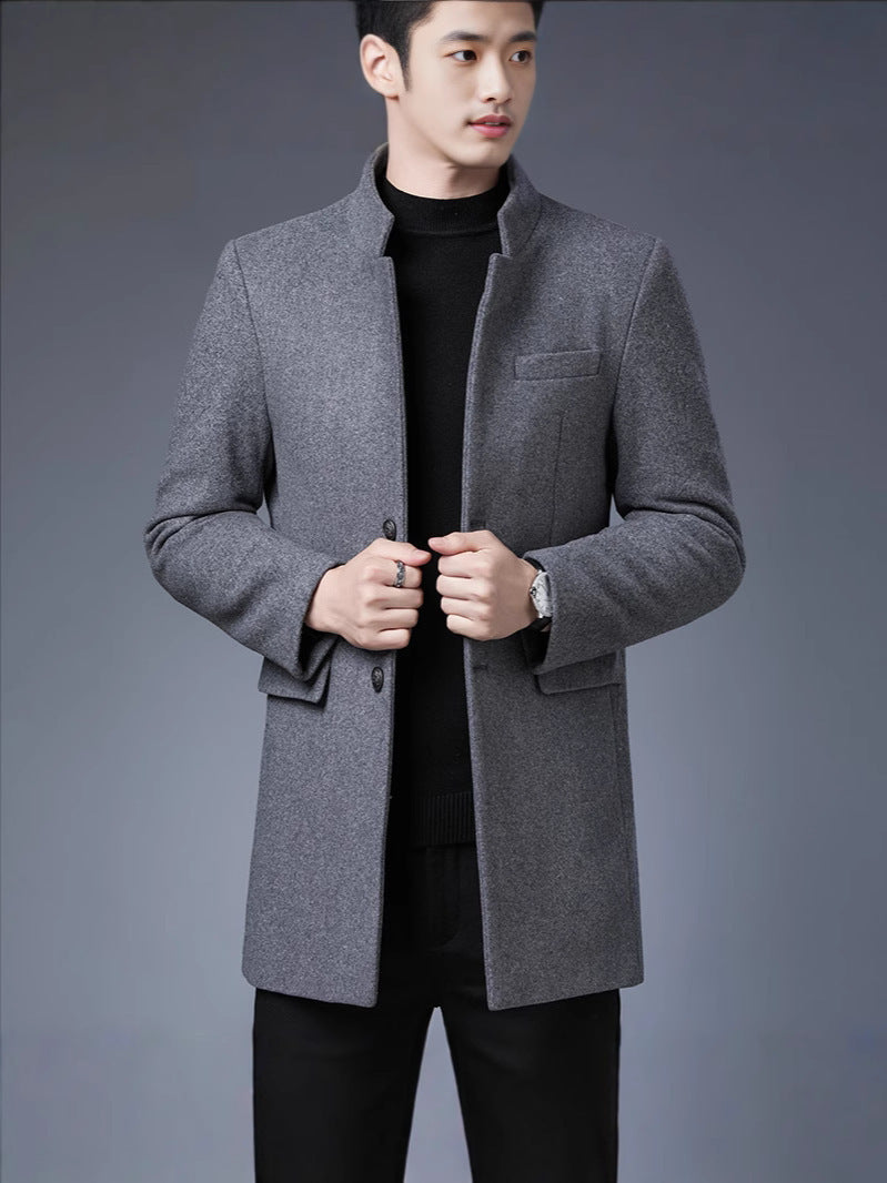 Elegant wool coat for men Lune London